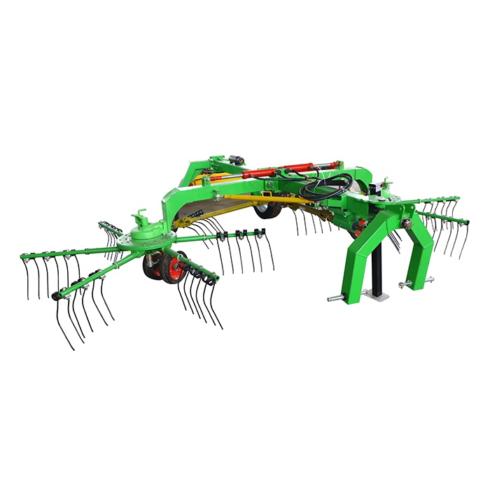 Râteau de tracteur rotatif