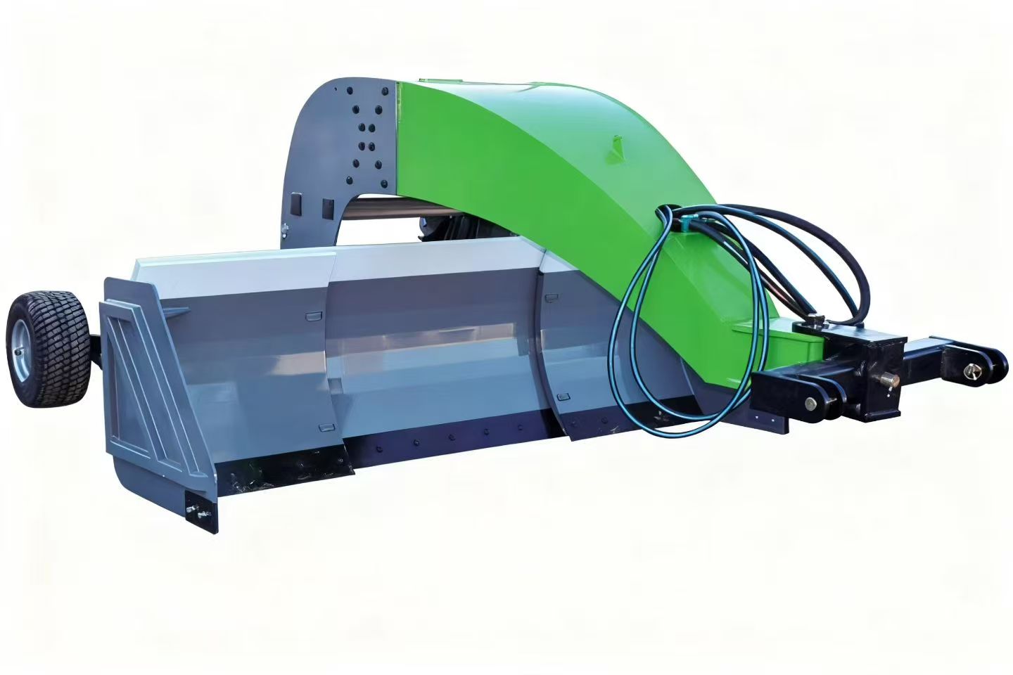 Machine de niveleuse de terrain plat par satellite