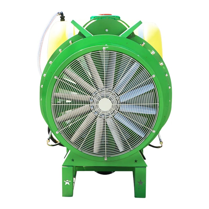 Pulvérisateur à jet d'air pour verger à attelage à trois points de prise de force de tracteur